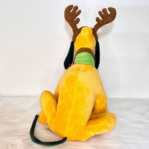 Disney Pluto Dog Hot Cocoa scented holiday plush 10.5”H New Christmas - Picture 2 of 3